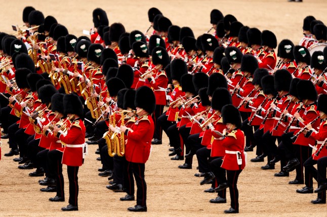 The Colonel's Review, for Trooping the Colour, at Horse Guards Parade in London, ahead of the King's Birthday Parade on June 14. Picture date: Saturday June 7, 2025. PA Photo. Photo credit should read: Jordan Pettitt/PA Wire